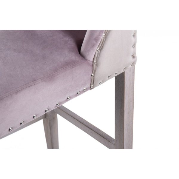 TABURETE COCINA CON TIRADOR LILA 48x53x104CM - Imagen 4