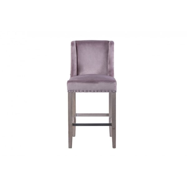 TABURETE COCINA CON TIRADOR LILA 48x53x104CM - Imagen 5