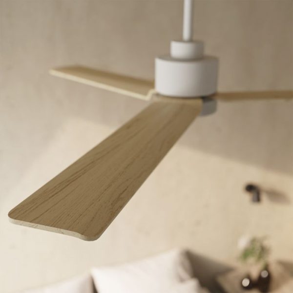 SULION ANNE VENTILADOR BLANCO MADERA CLARA - Imagen 3