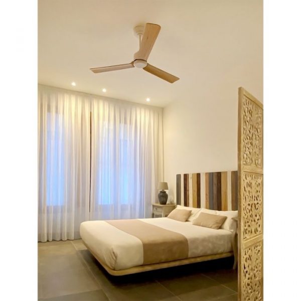 SULION ANNE VENTILADOR BLANCO MADERA CLARA - Imagen 4