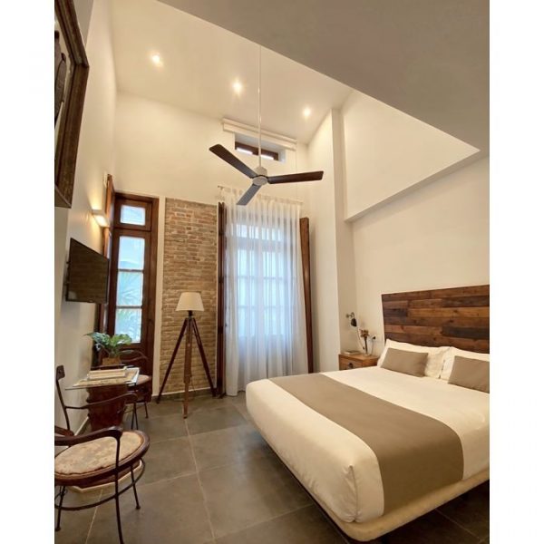 SULION ANNE VENTILADOR BLANCO MADERA OSCURA - Imagen 4