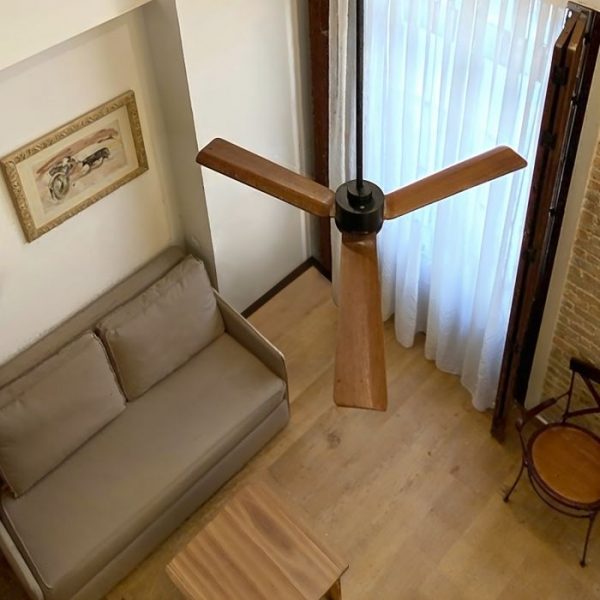 SULION ANNE VENTILADOR NEGRO MADERA NATURAL OSCURA - Imagen 5