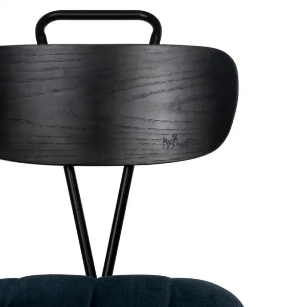 SILLA AZUL TEJIDO-METAL DECORACIÓN 47,50 X 61 X 85 CM - Imagen 6