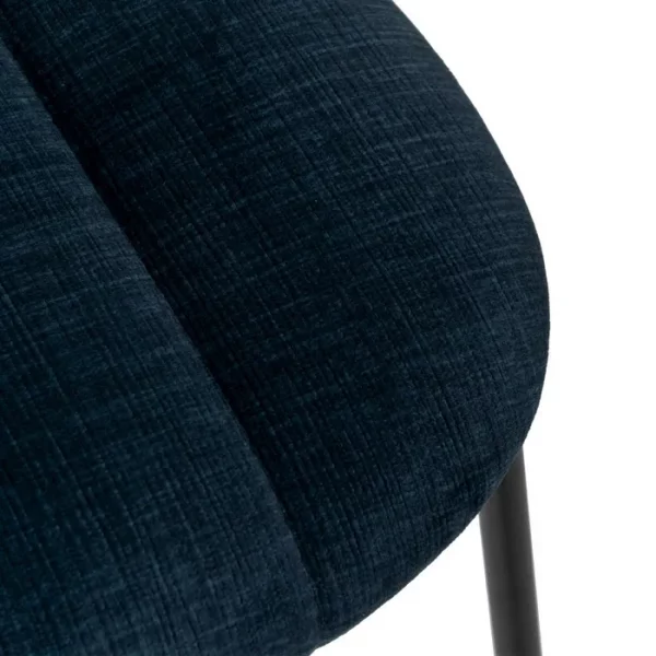 SILLA AZUL TEJIDO-METAL DECORACIÓN 47,50 X 61 X 85 CM - Imagen 10