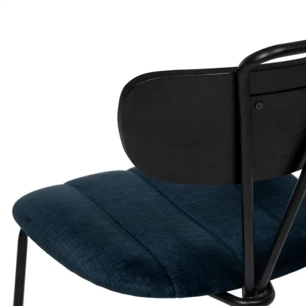 SILLA AZUL TEJIDO-METAL DECORACIÓN 47,50 X 61 X 85 CM - Imagen 12