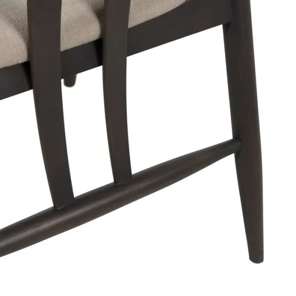 SILLA NEGRO TEJIDO-MADERA SALÓN 56,50 X 57 X 76 CM - Imagen 11