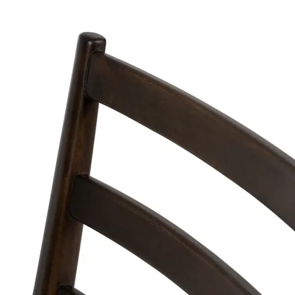 SILLA MARRÓN MADERA / FIBRA SALÓN 44 X 50 X 80 CM - Imagen 9