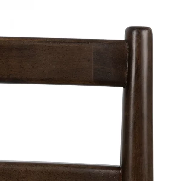 SILLA MARRÓN MADERA / FIBRA SALÓN 44 X 50 X 80 CM - Imagen 11