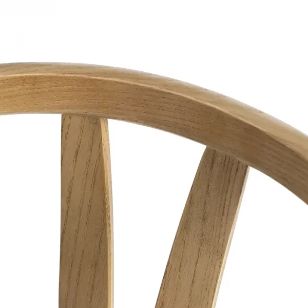 SILLA MARRÓN MADERA-RATÁN 55 X 50 X 81 CM - Imagen 9