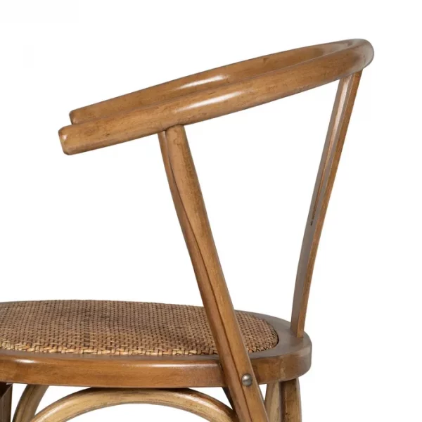 SILLA MIEL MADERA-RATÁN 55 X 50 X 81 CM - Imagen 8