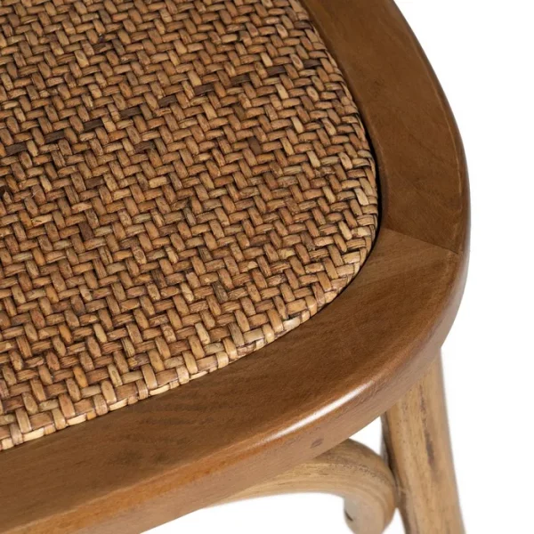 SILLA MIEL MADERA-RATÁN 55 X 50 X 81 CM - Imagen 10