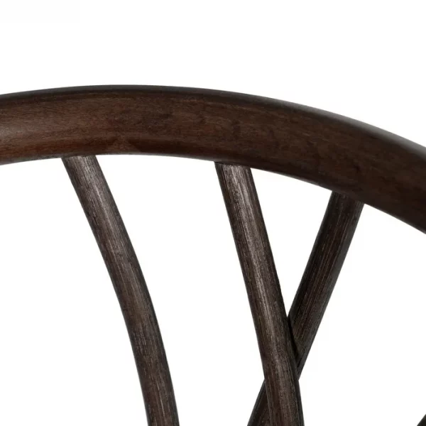 SILLA CHOCOLATE MADERA-RATÁN 55 X 50 X 81 CM - Imagen 9