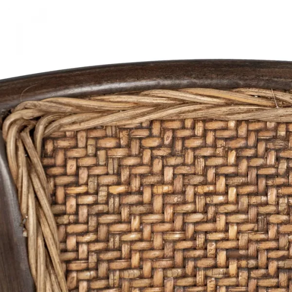 SILLA CHOCOLATE MADERA-RATÁN 55 X 50 X 81 CM - Imagen 13