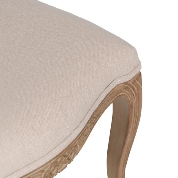 SILLA NATURAL-BLANCO MADERA-RATÁN SALÓN 44 X 50 X 98 CM - Imagen 9