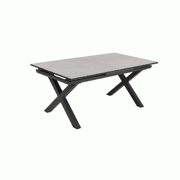 MESA COMEDOR EXTENSIBLE BLANCO 180 X 100 X 77 CM - Imagen 4