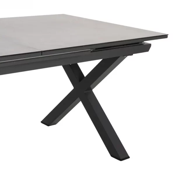 MESA COMEDOR EXTENSIBLE BLANCO 180 X 100 X 77 CM - Imagen 11