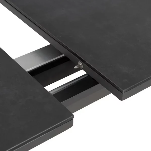 MESA COMEDOR EXTENSIBLE ANTRACITA 180 X 100 X 77 CM - Imagen 8