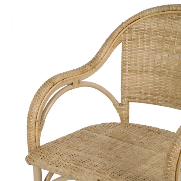 SILLA NATURAL RATÁN SALÓN 55 X 60 X 84 CM - Imagen 6