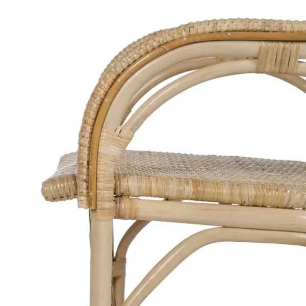 SILLA NATURAL RATÁN SALÓN 55 X 60 X 84 CM - Imagen 8