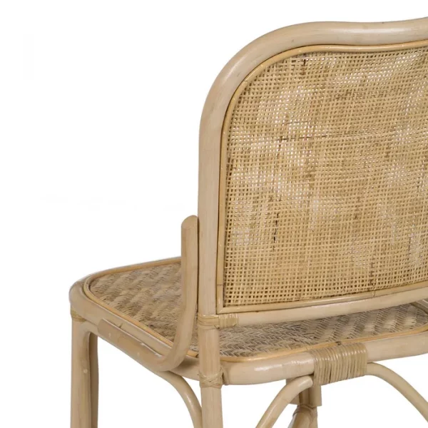 SILLA NATURAL RATÁN SALÓN 51 X 62 X 89 CM - Imagen 12