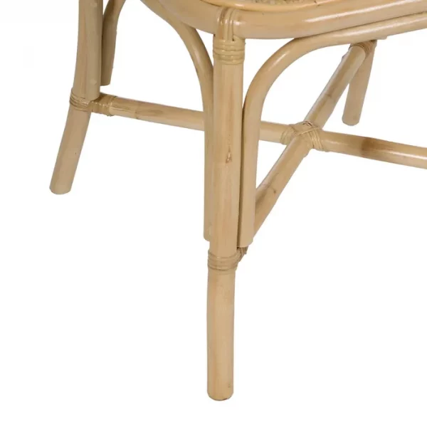 SILLA NATURAL RATÁN SALÓN 51 X 62 X 89 CM - Imagen 13