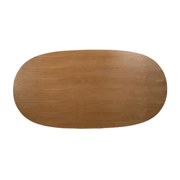 MESA COMEDOR NEGRO-NATURAL DM-MADERA 220 X 113 X 75 CM - Imagen 8