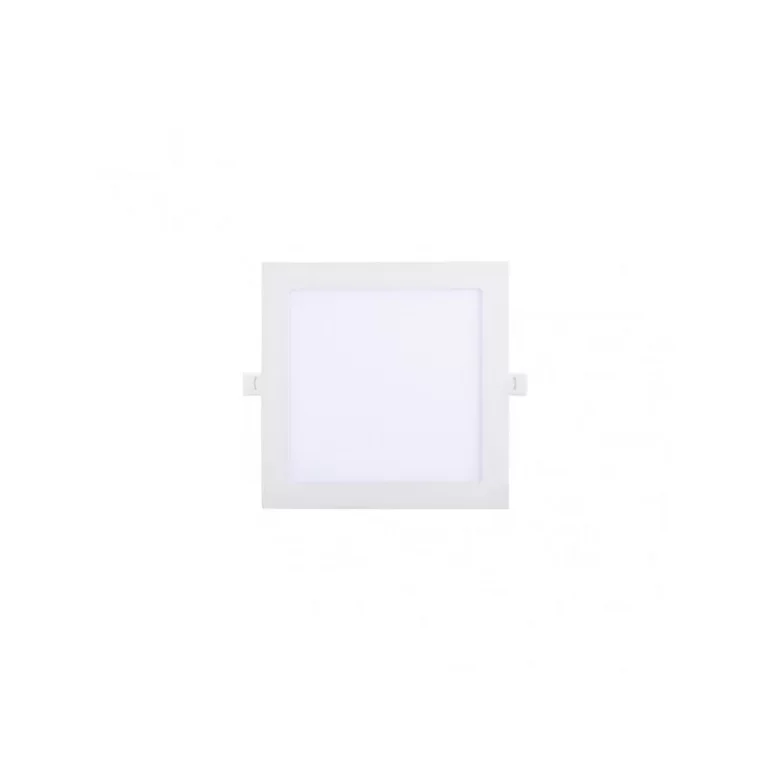 DOWNLIGHT BASALTO 12W 6500K BLANCO CUADRADO 1080LM 2,5X17X17 CM CORTE 15,5X15,5 CM