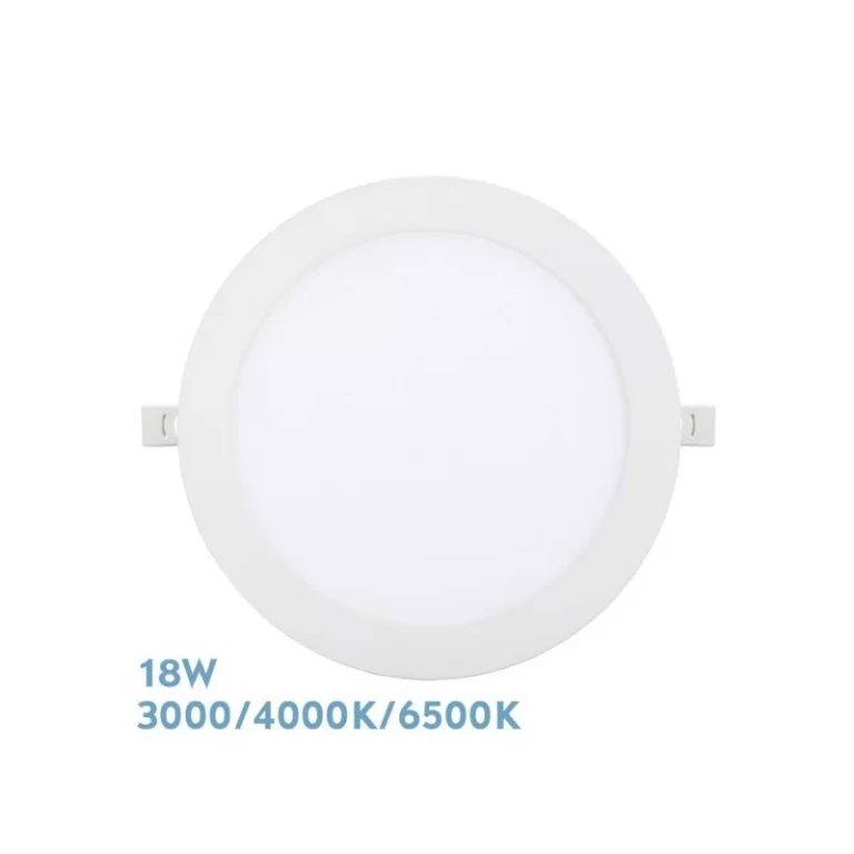 DOWNLIGHT EMPOTRAR SILEX 18W 3000-4000-6500K BLANCO 1620LM REDONDO 22,5D CORTE 20D