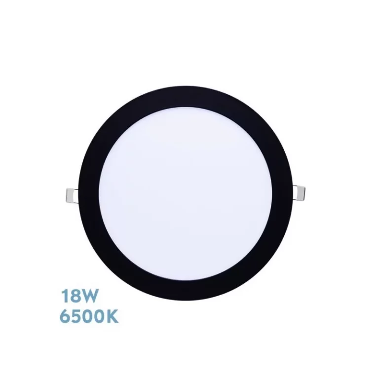 DOWNLIGHT TANZANITA 18W 6500K NEGRO 1620LM 2X21,8X21,8 CM CORTE 20,5D