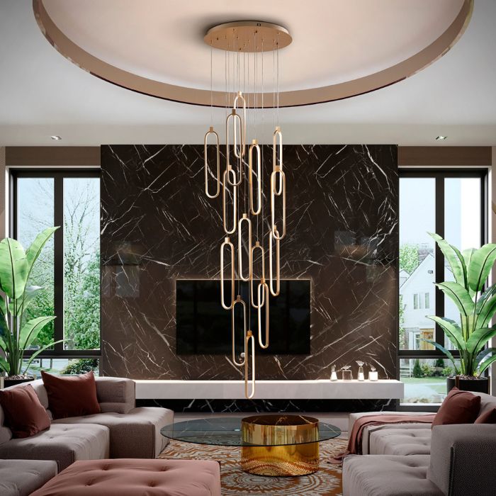 COLETTE LAMPARA 14L ORO ROSA DIM 787433D SCHULLER - Imagen 3