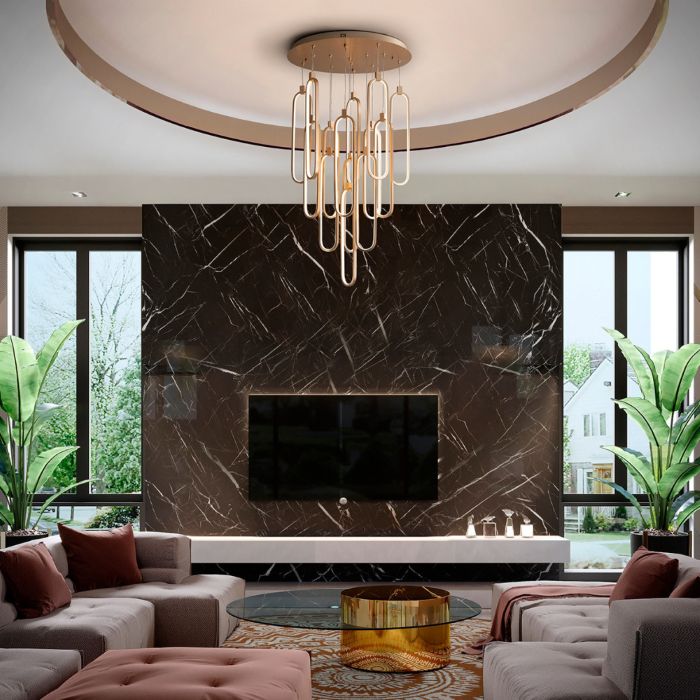 COLETTE LAMPARA 14L ORO ROSA DIM 787433D SCHULLER - Imagen 5