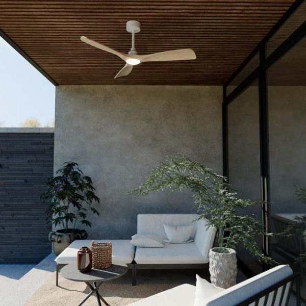 SULION CARLA L VENTILADOR BLANCO MADERA - Imagen 2