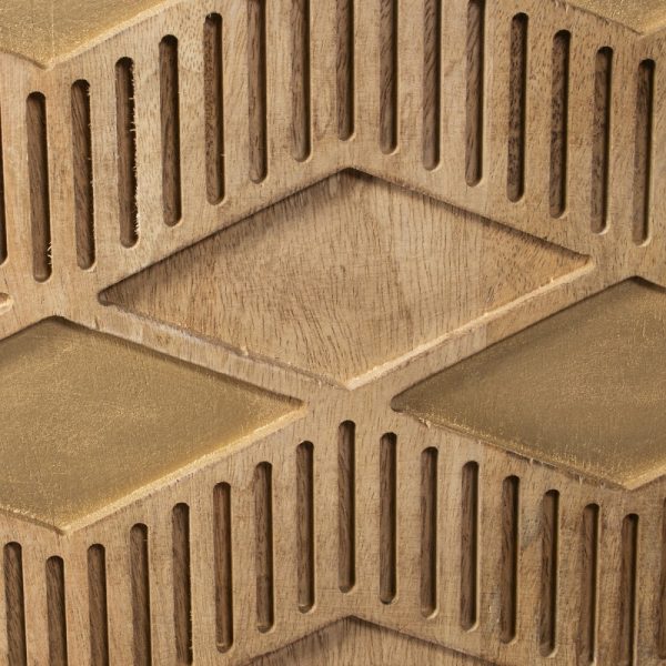 APARADOR MADERA MANGO C/3 PUERTAS 160X40X80CM - Imagen 5