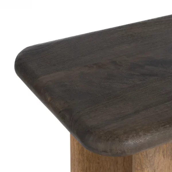 CONSOLA NATURAL-MARRÓN MADERA DE MANGO 115 X 35 X 76 CM - Imagen 4