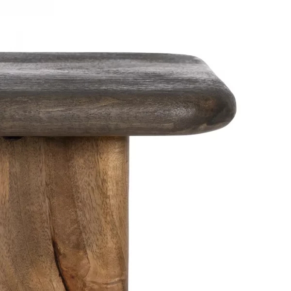 CONSOLA NATURAL-MARRÓN MADERA DE MANGO 115 X 35 X 76 CM - Imagen 5