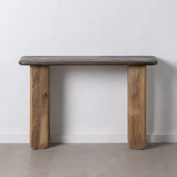CONSOLA NATURAL-MARRÓN MADERA DE MANGO 115 X 35 X 76 CM - Imagen 2