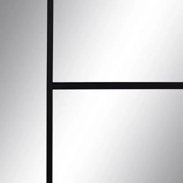 ESPEJO NEGRO METAL-CRISTAL DECORACIÓN 90 X 2 X 180 CM - Imagen 6
