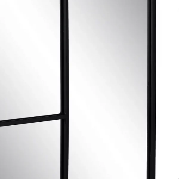 ESPEJO NEGRO METAL-CRISTAL DECORACIÓN 90 X 2 X 180 CM - Imagen 8