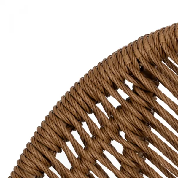 SILLA NATURAL PE-ACERO SALÓN 53,50 X 61 X 85 CM - Imagen 8