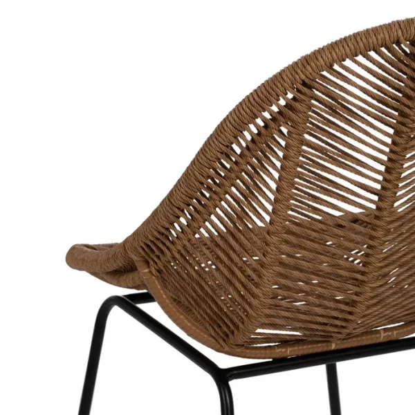SILLA NATURAL PE-ACERO SALÓN 53,50 X 61 X 85 CM - Imagen 11