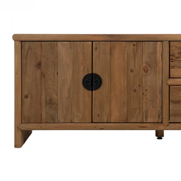 APARADOR NATURAL MADERA DE PINO SALÓN 155 X 44 X 65 CM - Imagen 6