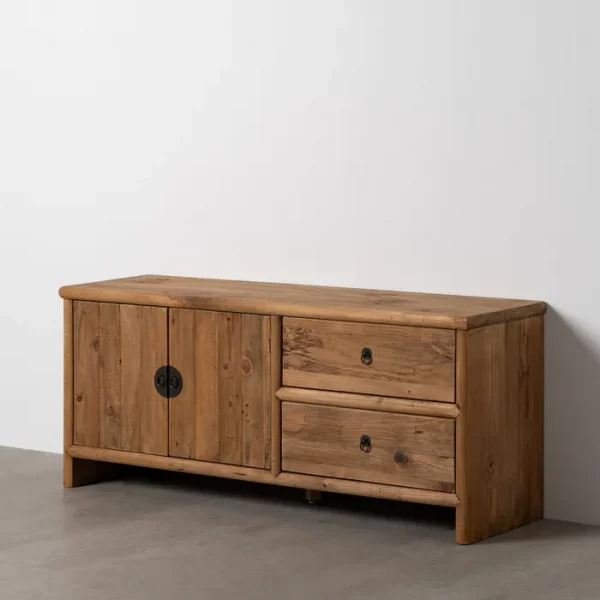 APARADOR NATURAL MADERA DE PINO SALÓN 155 X 44 X 65 CM - Imagen 2