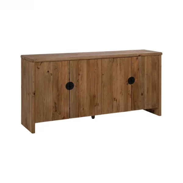 APARADOR NATURAL MADERA DE PINO SALÓN 190 X 45 X 90 CM - Imagen 3