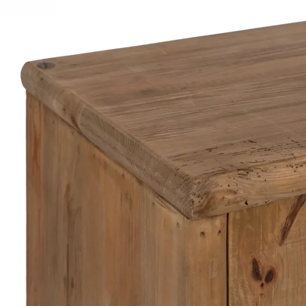 APARADOR NATURAL MADERA DE PINO SALÓN 190 X 45 X 90 CM - Imagen 5