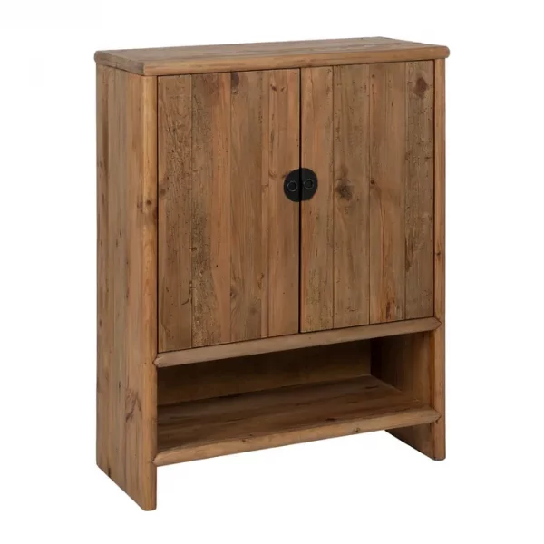 ARMARIO NATURAL MADERA DE PINO SALÓN 100 X 45 X 130 CM - Imagen 3