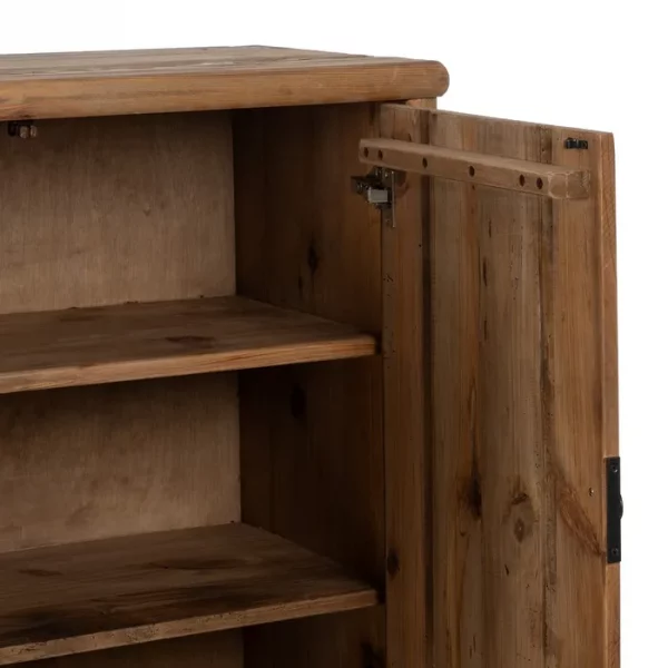 ARMARIO NATURAL MADERA DE PINO SALÓN 100 X 45 X 130 CM - Imagen 6