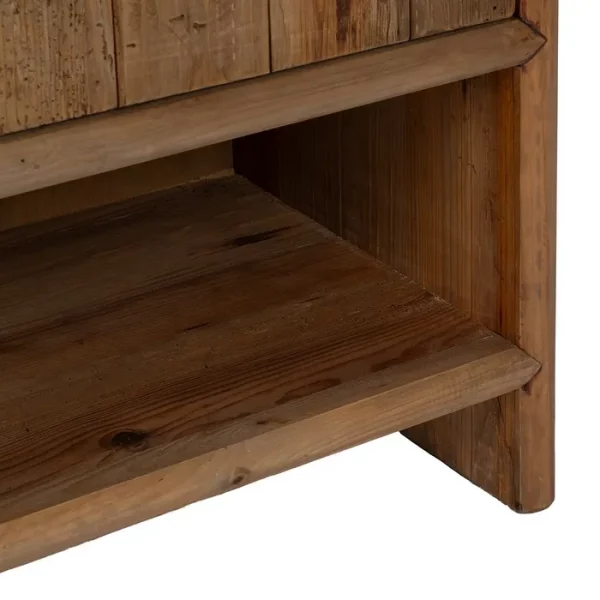 ARMARIO NATURAL MADERA DE PINO SALÓN 100 X 45 X 130 CM - Imagen 9