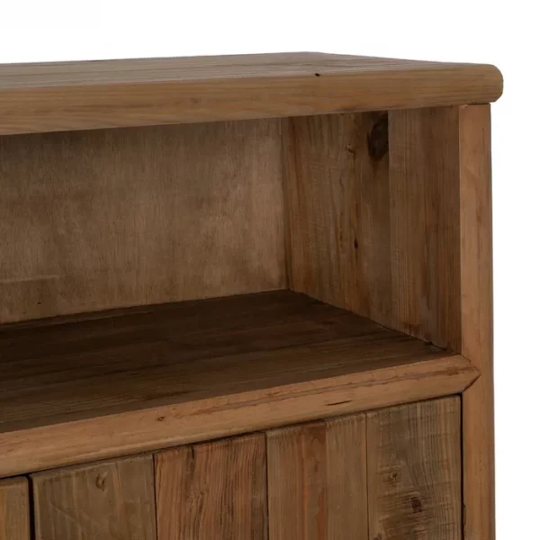 ARMARIO NATURAL MADERA DE PINO SALÓN 100 X 45 X 160 CM - Imagen 8