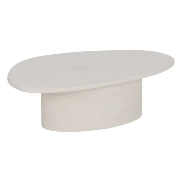 MESA CENTRO BLANCO DM 100 X 60 X 32 CM - Imagen 4