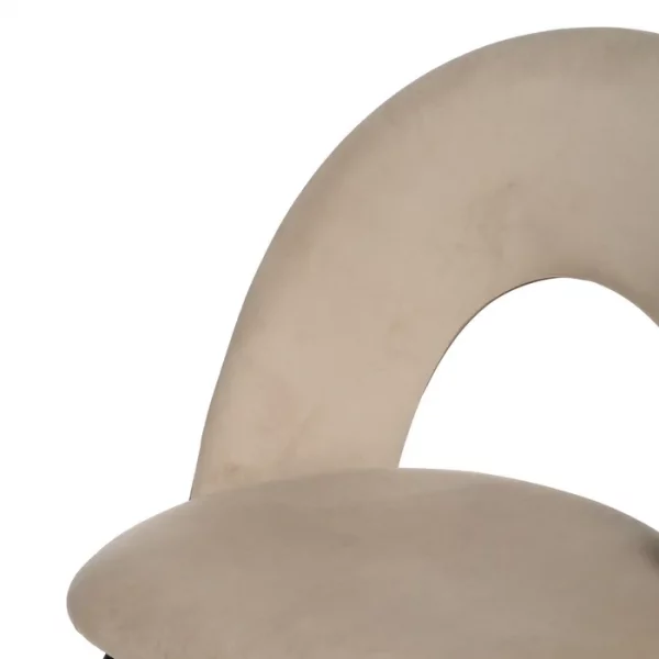 SILLA BEIGE TEJIDO-METAL CONTRACT 49 X 60 X 81 CM - Imagen 7